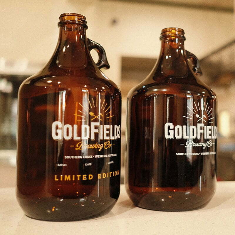 Goldfields Brewing Co Growlers